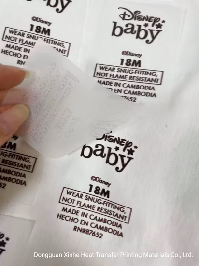 Impressão de imagem de impressão têxtil de filme de transferência quente para T