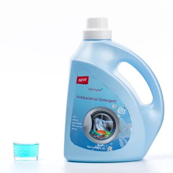 Detergente líquido para lavagem de roupas com procedimentos completos de exportação
